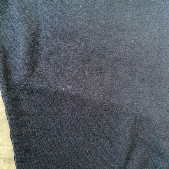 Athletic Works men XL pull on cuts off sweatpants w/drawstring navy blue - Picture 6 of 9